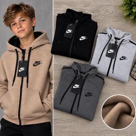 Фотография Кофта детская спортивная тёплая на мальчика 1037-3 d.grey р.13-17 "Fili kids" недорого оптом от прямого поставщика
