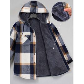 Фотография Рубашка детская тёплая на мальчика 2604 navy р.8-16 "Fili kids" недорого оптом от прямого поставщика