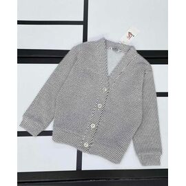 Фотография Кофта детская тёплая на девочку 599 grey р.128-152 "Kosmy" недорого оптом от прямого поставщика