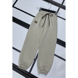 Фотография Штаны детские спортивные зимние на девочку 537 beige р.122-152 "Kosmy" недорого оптом от прямого поставщика
