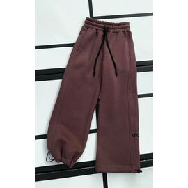 Фотография Штаны детские спортивные зимние на девочку 587 brown р.128-158 "Kosmy" недорого оптом от прямого поставщика