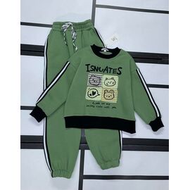 Фотография Костюм детский спортивный тёплый на девочку 542 green р.122-140 "Kosmy" недорого оптом от прямого поставщика