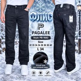 Джинси чоловічі PB1683 black р.32-40 "Pagalee" недорого оптом від прямого постачальника
