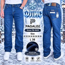 Джинси чоловічі PB1609 blue р.32-40 "Pagalee" недорого оптом від прямого постачальника
