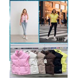 Фотография Жилетка женская JL662 yellow р.S-L "Shoptime" недорого оптом от прямого поставщика