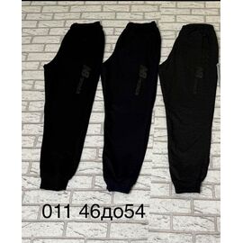 Штани спортивні чоловічі утеплені 011(NB) black р.46-54 "Essa" недорого оптом від прямого постачальника