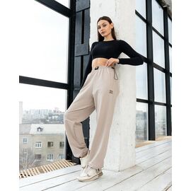 Фотография Штаны спортивные женские Б32 beige р.S-XL "AZNA" недорого оптом от прямого поставщика
