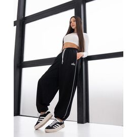 Фотография Штаны спортивные женские тёплые БЗ312 black р.XS-L "AZNA" недорого оптом от прямого поставщика
