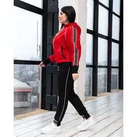Костюм спортивний жіночий ДЗ108 red р.XL-4XL "AZNA" недорого оптом від прямого постачальника