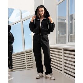 Костюм спортивний жіночий ДЗ120 black р.XS-L "AZNA" недорого оптом від прямого постачальника