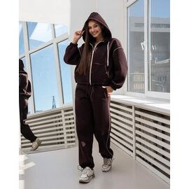 Костюм спортивний жіночий ДЗ120 brown р.XS-L "AZNA" недорого оптом від прямого постачальника