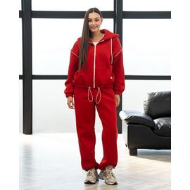 Костюм спортивний жіночий ДЗ120 red р.XS-L "AZNA" недорого оптом від прямого постачальника