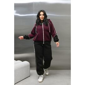 Костюм спортивний жіночий ДЗ204 wine р.XL-4XL "AZNA" недорого оптом від прямого постачальника