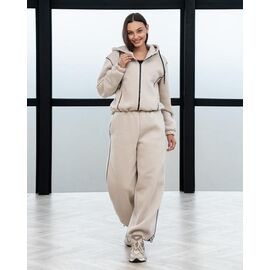 Костюм спортивний жіночий ДЗ205 beige р.XS-L "AZNA" недорого оптом від прямого постачальника