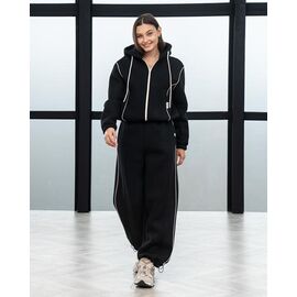 Костюм спортивний жіночий ДЗ205 black р.XS-L "AZNA" недорого оптом від прямого постачальника