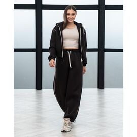 Костюм спортивний жіночий ДЗ205 brown р.XS-L "AZNA" недорого оптом від прямого постачальника