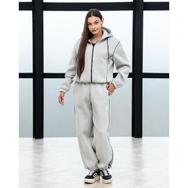 Костюм спортивний жіночий ДЗ205 l.grey р.XS-L "AZNA" недорого оптом від прямого постачальника