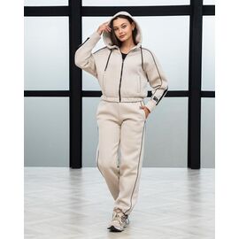 Костюм спортивний жіночий ДЗ210 beige р.XS-L "AZNA" недорого оптом від прямого постачальника