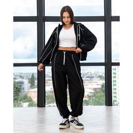 Костюм спортивний жіночий ДЗ212 black р.XS-L "AZNA" недорого оптом від прямого постачальника
