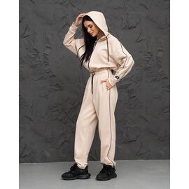 Костюм спортивний жіночий теплий ДП174 beige р.XS-L "AZNA" недорого оптом від прямого постачальника