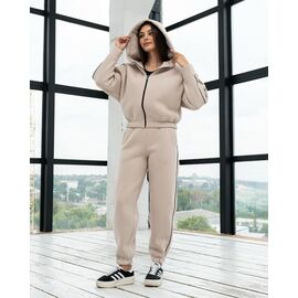 Костюм спортивний жіночий ТЗ6 beige р.XS-L "AZNA" недорого оптом від прямого постачальника
