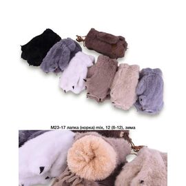 Фотография Варежки детские унисекс M23-17 mix р.10-14 "Descarrilado" недорого оптом от прямого поставщика