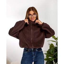 Фотография Кофта женская тёплая 1165 brown р.S-L "Lelis" недорого оптом от прямого поставщика