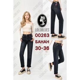 Фотография Джинсы женские 00263 black р.30-36 "Lolo Blues" недорого оптом от прямого поставщика