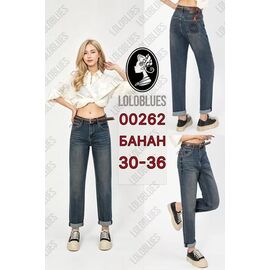 Фотография Джинсы женские 00262 blue р.30-36 "Lolo Blues" недорого оптом от прямого поставщика