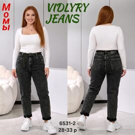 Фотография Джинсы женские 6531-2 grey р.28-33 "Vidlyry" недорого оптом от прямого поставщика