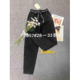 Фотография Джинсы утеплённые женские 2957 grey р.28-33 "Hoan" недорого оптом от прямого поставщика