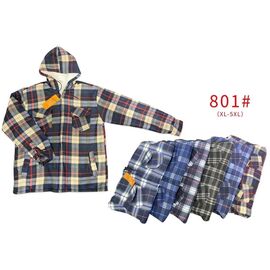 Сорочка чоловіча тепла 801 mix р.XL-5XL "Hoan" недорого оптом від прямого постачальника