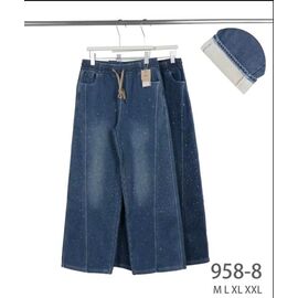 Фотография Джинсы утеплённые женские 958-8 mix р.M-2XL "Hoan" недорого оптом от прямого поставщика