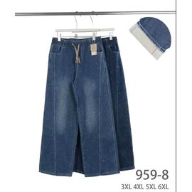 Фотография Джинсы утеплённые женские 959-8 mix р.3XL-6XL "Hoan" недорого оптом от прямого поставщика