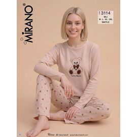 Піжама жіноча 3114 beige р.M-2XL "DONELLA" недорого оптом від прямого постачальника