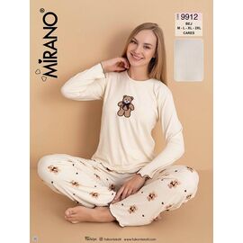 Піжама жіноча 9912 l.beige р.M-2XL "DONELLA" недорого оптом від прямого постачальника