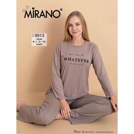 Піжама жіноча 9913 beige р.M-2XL "DONELLA" недорого оптом від прямого постачальника