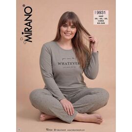 Піжама жіноча 9931 mint р.3XL-5XL "DONELLA" недорого оптом від прямого постачальника