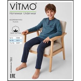 Фотография Пижама детская на мальчика 33257 blue р.10-15 "Disneyopt kids" недорого оптом от прямого поставщика