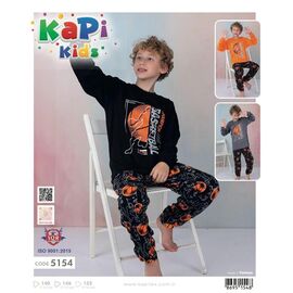 Фотография Пижама детская на мальчика 5154 black р.140-152 "Disneyopt kids" недорого оптом от прямого поставщика