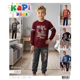 Фотография Пижама детская на мальчика 5304 navy р.116-134 "Disneyopt kids" недорого оптом от прямого поставщика