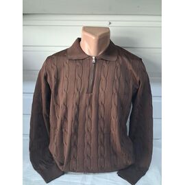 Светр чоловічий 1311 brown р.M-3XL "RING" недорого оптом від прямого постачальника