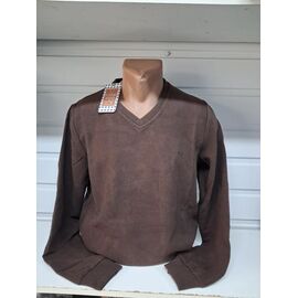 Светр чоловічий 1313 brown р.L-3XL "RING" недорого оптом від прямого постачальника