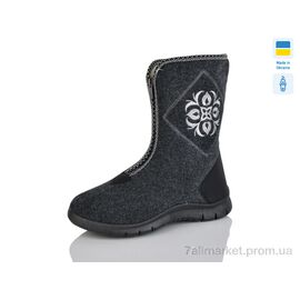 Бурки жіночі Зима 3201 сірий (8 пар р.38-42) "Lot Shoes" недорого оптом від прямого постачальника
