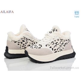 Фотография Кроссовки женские модные зима MA12 beige (8 пар р.36-41) "Ailaifa" недорого оптом от прямого поставщика