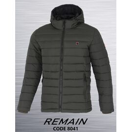 Куртка чоловіча зимова 8041 khaki р.M-3XL "REMAIN" недорого оптом від прямого постачальника