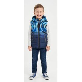 Фотография Жилетка детская на мальчика 4910 navy р.2-6 "MALIBU" недорого оптом от прямого поставщика