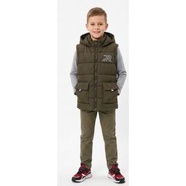 Фотография Жилетка детская на мальчика 5737 khaki р.7-9 "MALIBU" недорого оптом от прямого поставщика