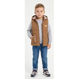 Фотография Жилетка детская на мальчика 5740 beige р.2-5 "MALIBU" недорого оптом от прямого поставщика