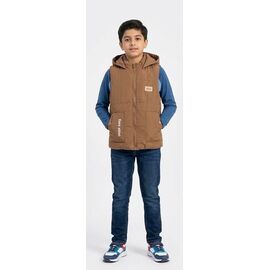 Фотография Жилетка детская на мальчика 5740 brown р.9-12 "MALIBU" недорого оптом от прямого поставщика